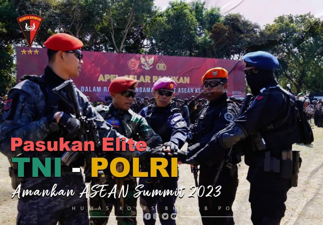 Pasukan Elite TNI-POLRI Amankan KTT ASEAN 2023