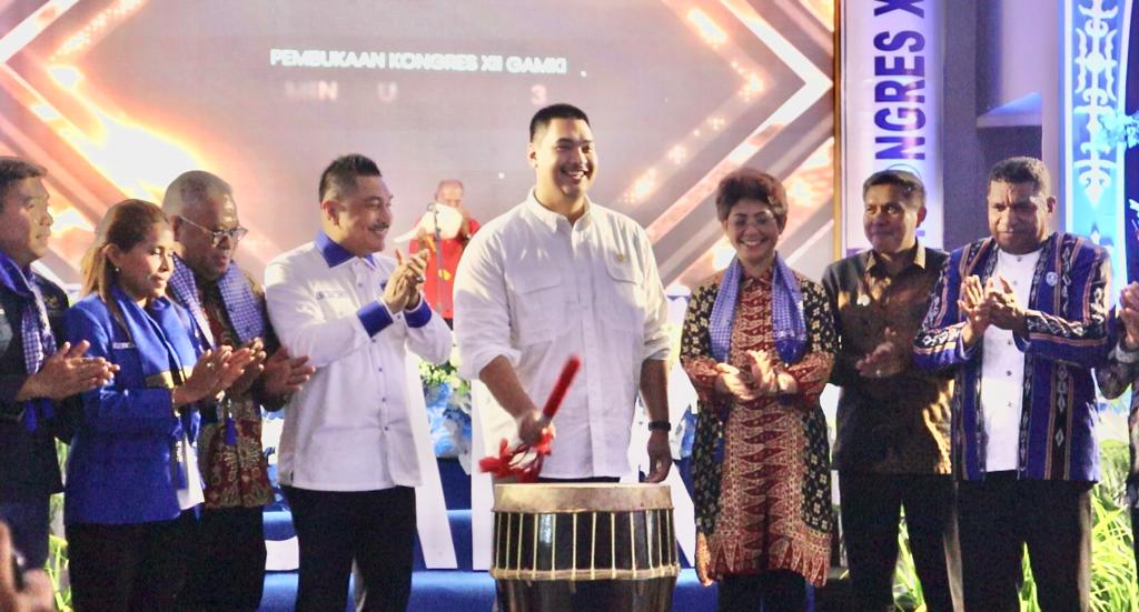 MENPORA BUKA KONGRES XII GAMKI DI PROVINSI MALUKU