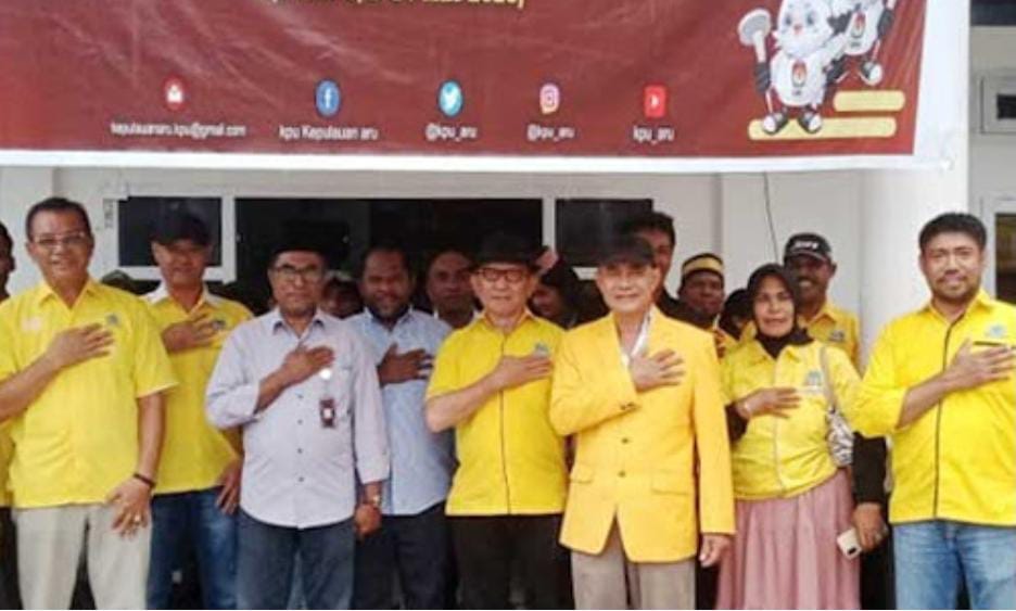 Daftar Di KPUD Aru Golkar Aru Siap Raihan 1 Fraksi Utuh DPRD Aru