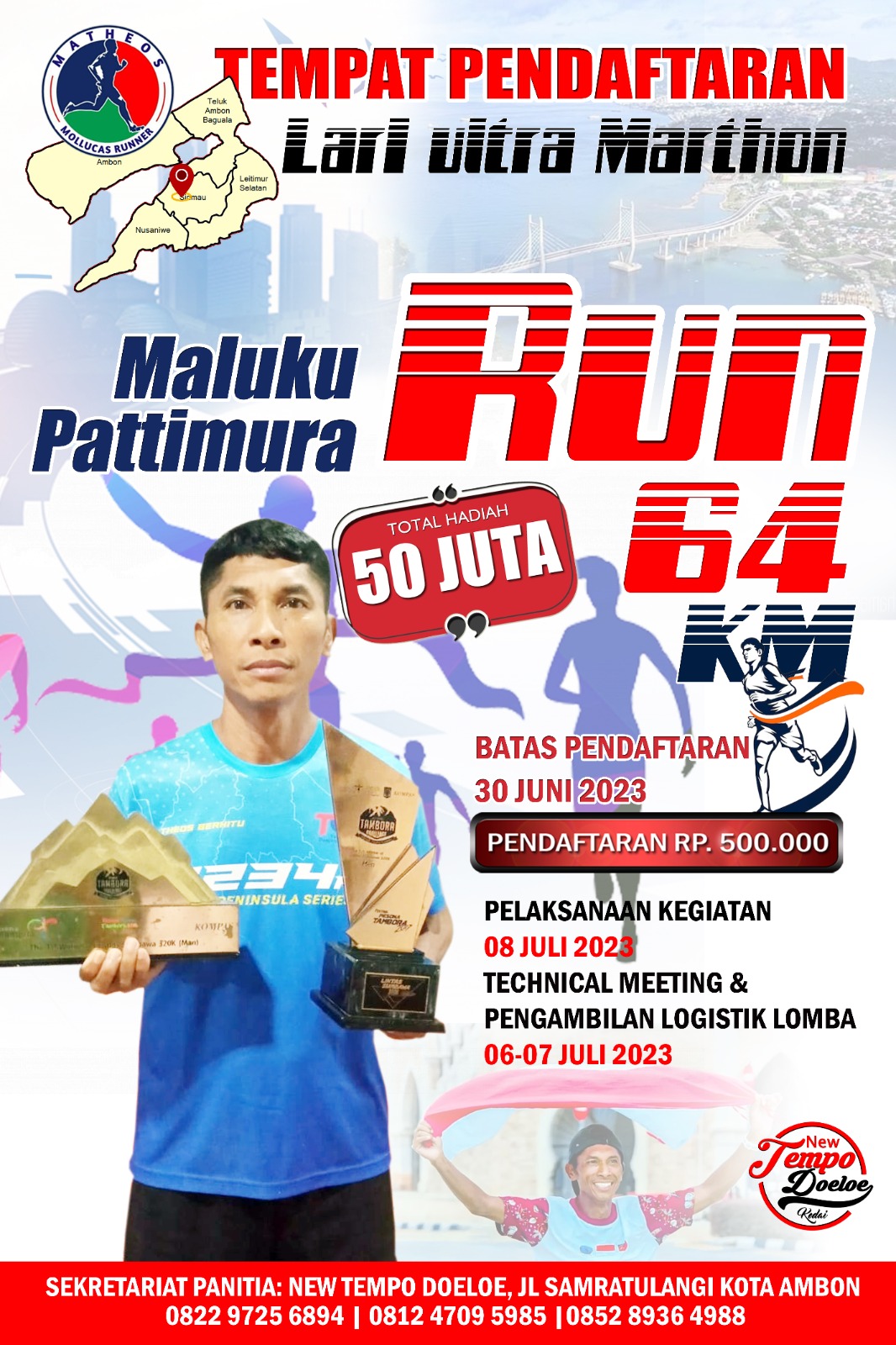 Panitia Maluku Pattimura Run 2023 Resmi Buka Pendaftaran. Ayo Daftarkan Diri Anda