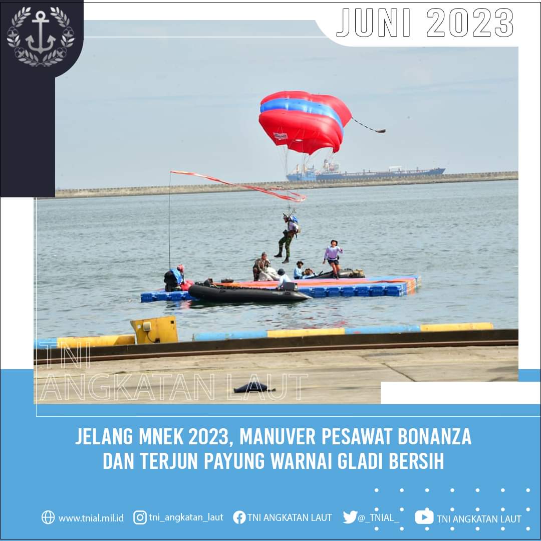 TNI AL Menggelar Kegiatan Gladi Bersih Dalam Rangka MNEK Ke-4 Tahun 2023