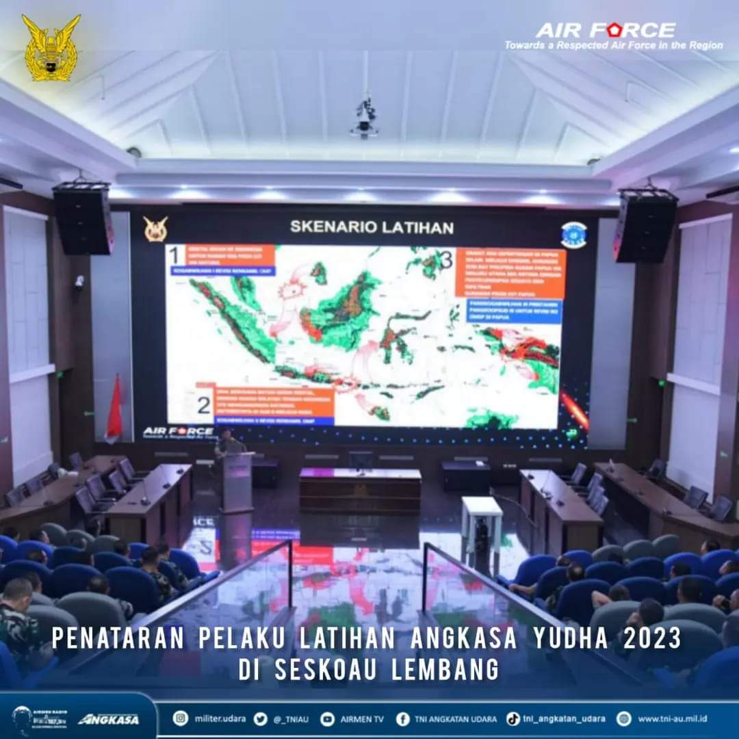 Jelang Pembukaan Latihan Geladi Posko Angkasa Yudha Tahun Anggaran 2023