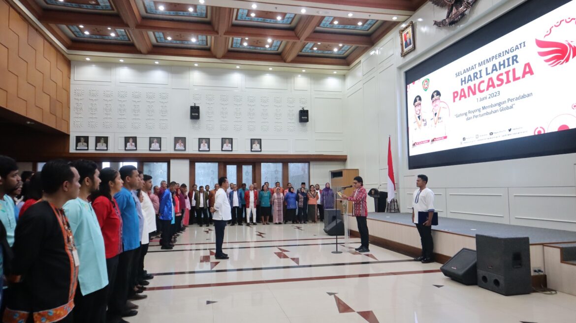 Sekda Jadi Pembina Upacara Peringatan Hari Lahir Pancasila