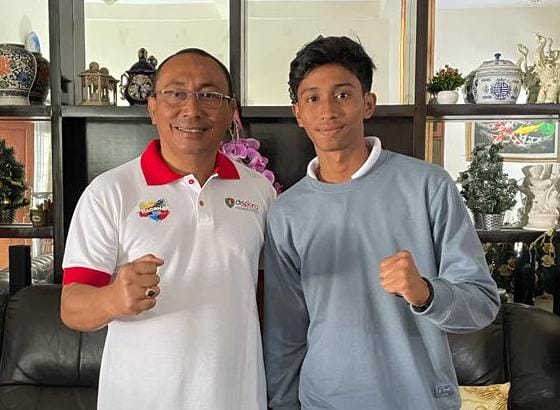 Dipanggil Seleksi Tingkat Nasional Timnas U-17 Latupeirissa Silaturahmi Ke Kadispora