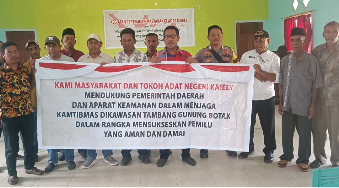 Jelang Pemilu, Camat Kaiely Ajak Masyarakat Antisipasi Potensi Rawan Konflik