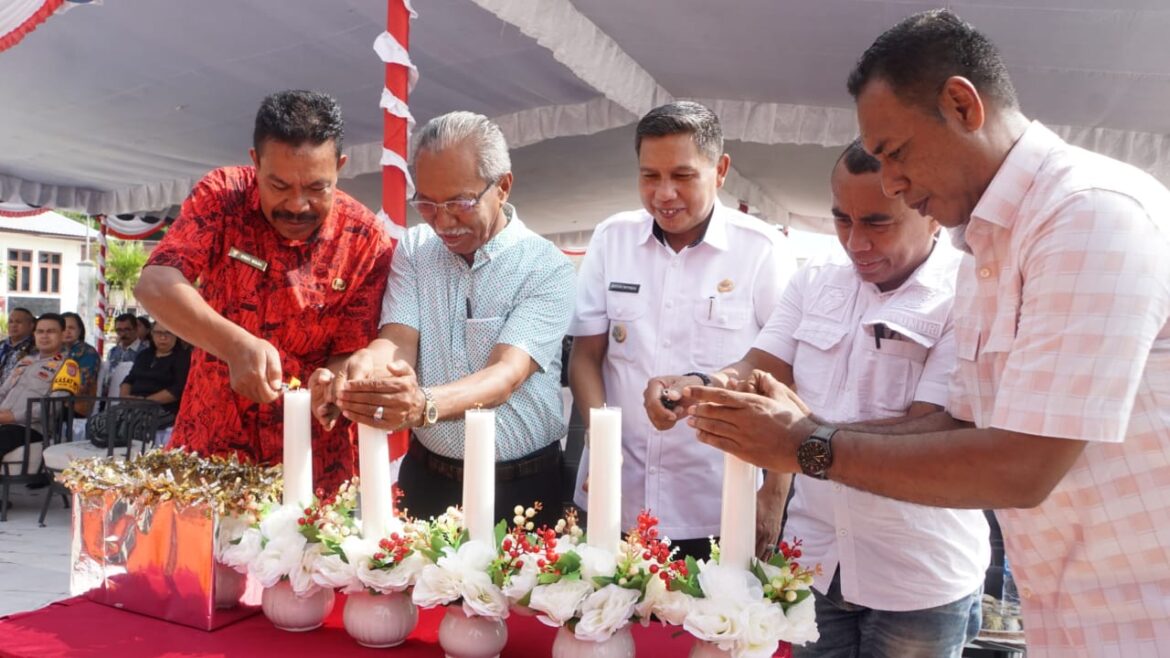 Pemerintah Kota Ambon Lakukan Safari Natal di Negeri Hutumuri