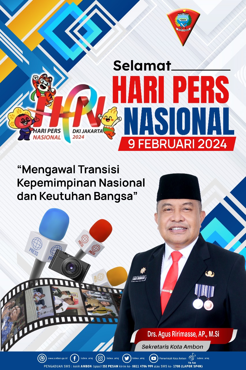 Sekot Ambon Mengucapkan Selamat Hari Pers Nasional Tahun 2024