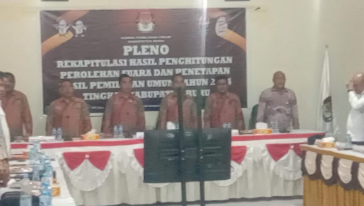 Rekapitulasi Suara Kecamatan Waelata Kabupaten Buru Terhambat Skorsing