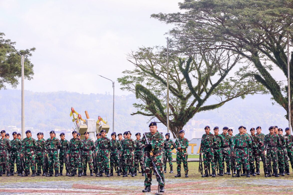 Lantamal IX Ambon Gelar Apel Pasukan PAM Pemilu Menjelang Pilkada 2024