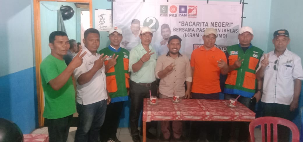 Jaring Dukungan Bupati dan Wakil Bupati, Sudarmo Mendapat Sambutan Meriah dari Pedagang Pasar Inpres Namlea