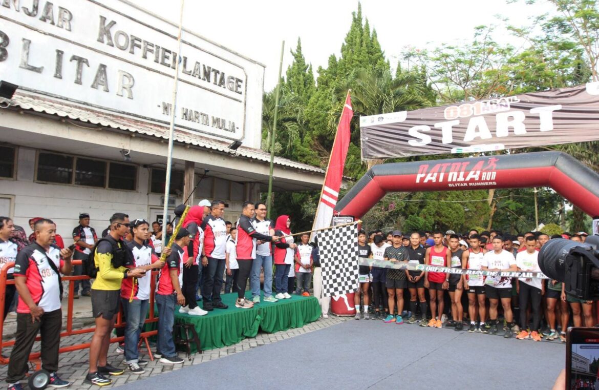 Meriahkan HUT Korem 081/DSJ Ke 61, Kodim 0808/Blitar Dan Yonif 511/DY Gelar Trail Run De Blitar Explorer